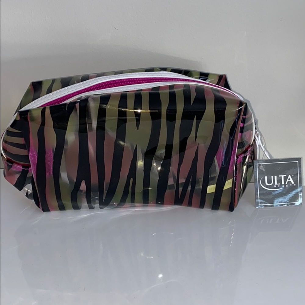 NWT Tiger Stripe Ulta Cosmetic Bag